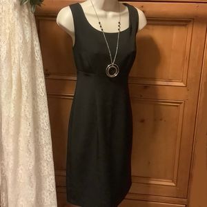 R&K Originals Sleeveless dressy or work tank style Dress Black Small